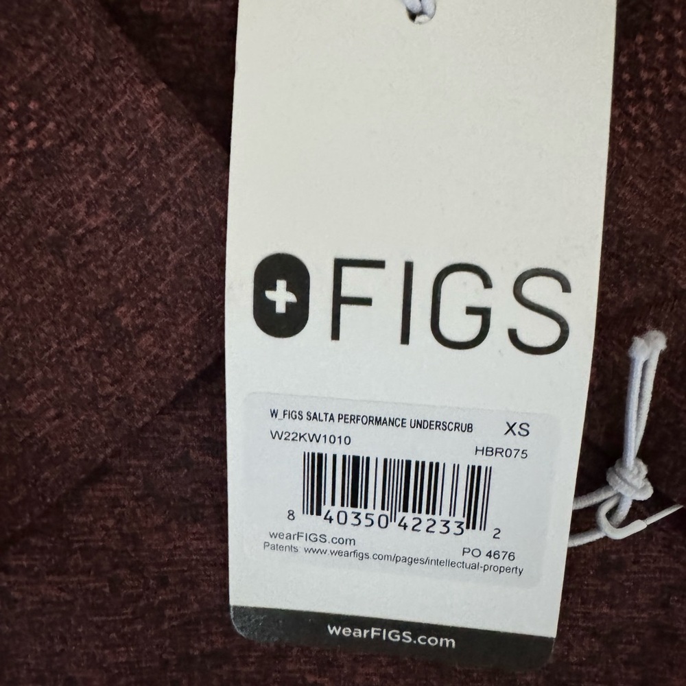 figs salta seamless longsleeve underscrub XS - Picture 3 of 4